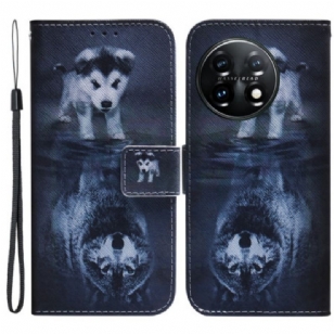 Housse OnePlus 11 5G Reflet de Chien