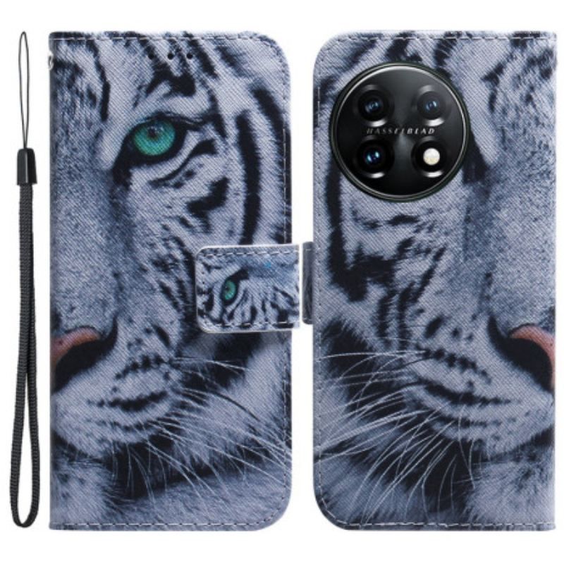 Housse OnePlus 11 5G Tigre Blanc