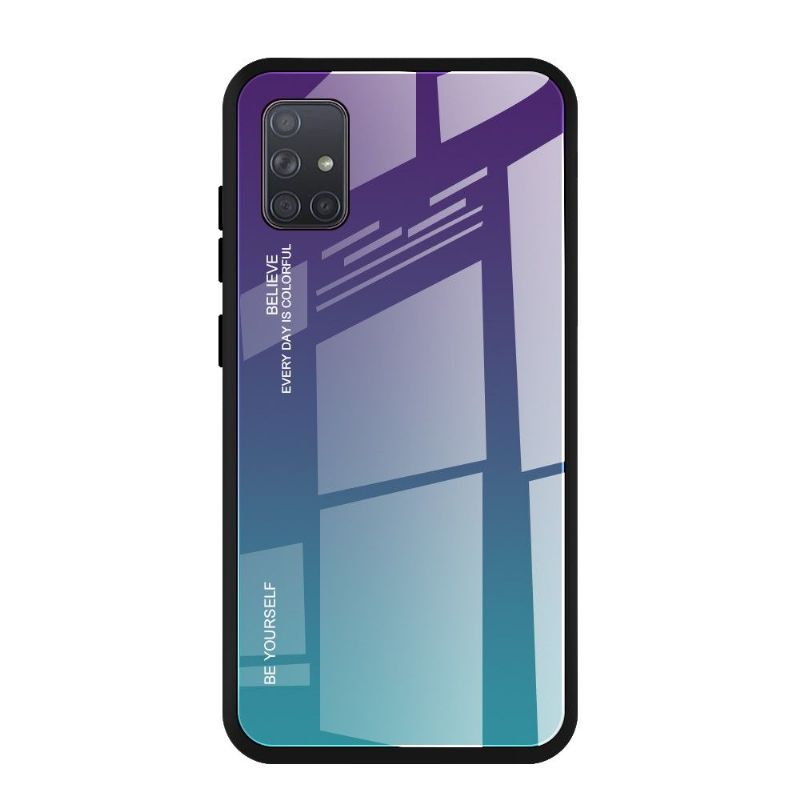 Coque Samsung Galaxy A71 dégradé de couleurs