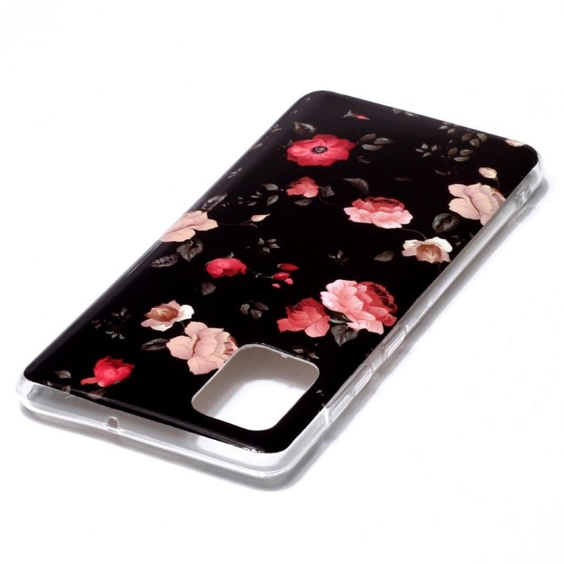 Coque Samsung Galaxy A71 Luminous Fleurs