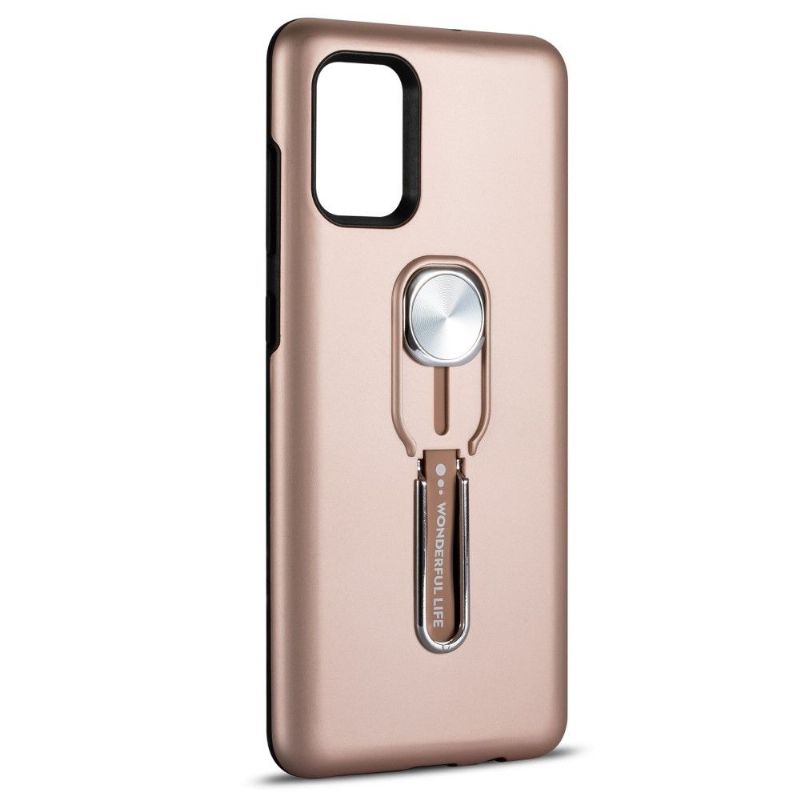 Coque Samsung Galaxy A71 Salomé effet mat avec anse