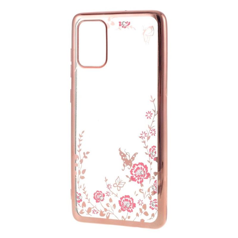 Coque Samsung Galaxy A71 transparente printemps fleuri