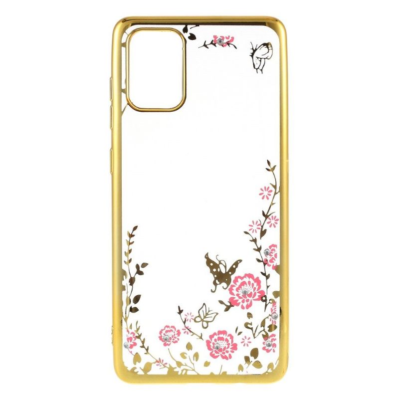 Coque Samsung Galaxy A71 transparente printemps fleuri