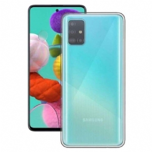 Coque transparente Samsung Galaxy A71 + verre trempé