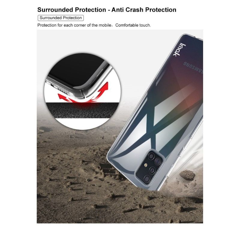 Samsung Galaxy A71 - Coque IMAK transparente + film protecteur