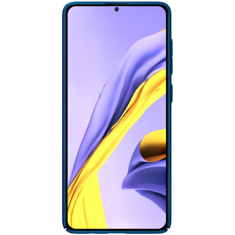 Samsung Galaxy A71 - Coque Nillkin effet givré - Bleu paon