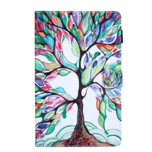 Housse Samsung Galaxy Tab A7 Arbre Multicolore