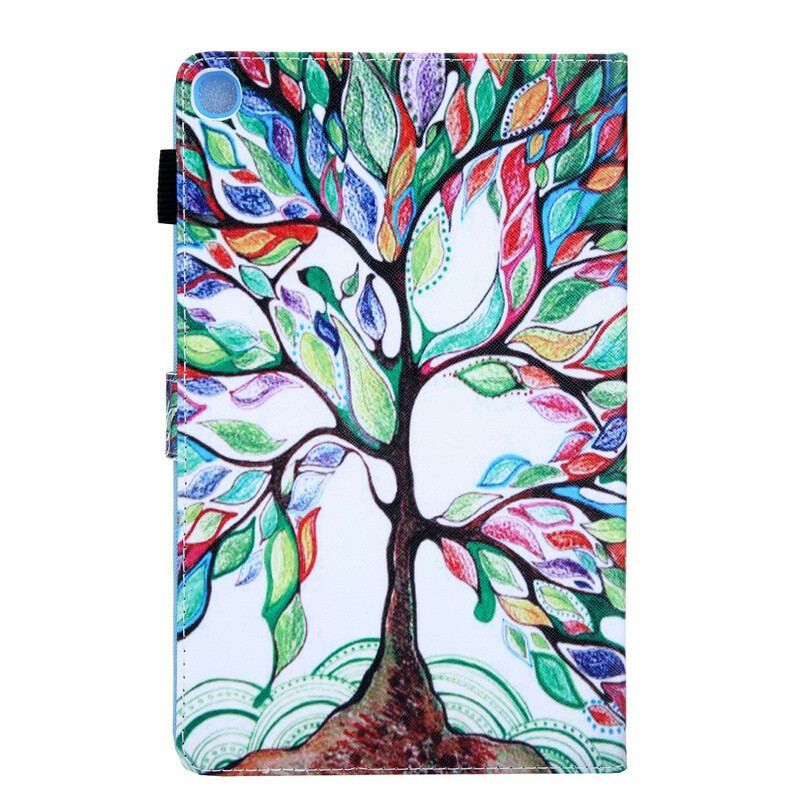 Housse Samsung Galaxy Tab A7 Arbre Multicolore