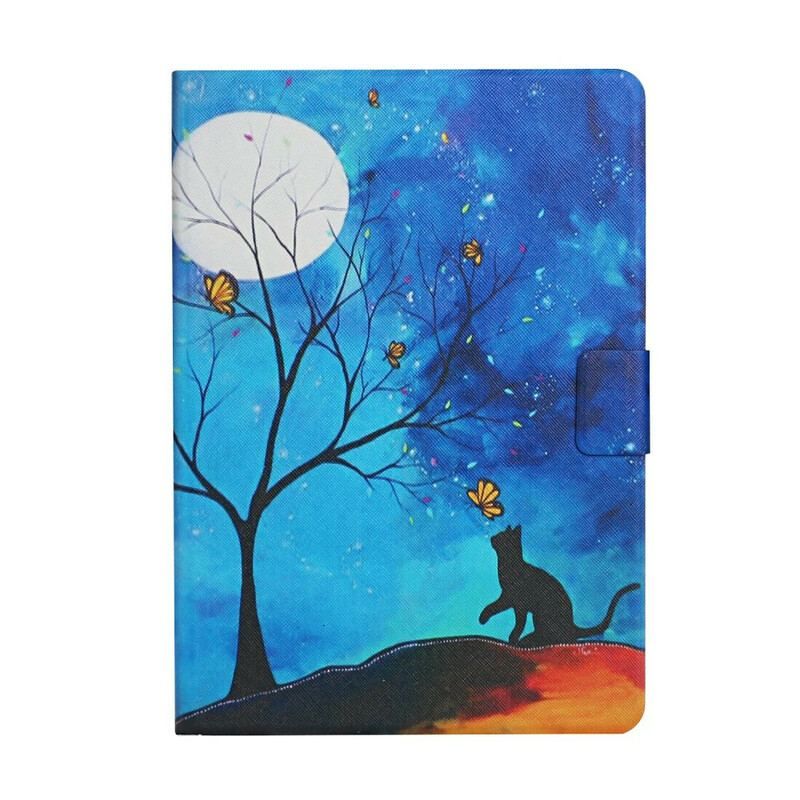 Housse Samsung Galaxy Tab A7 Lite Arbre à la Lune et au Soleil