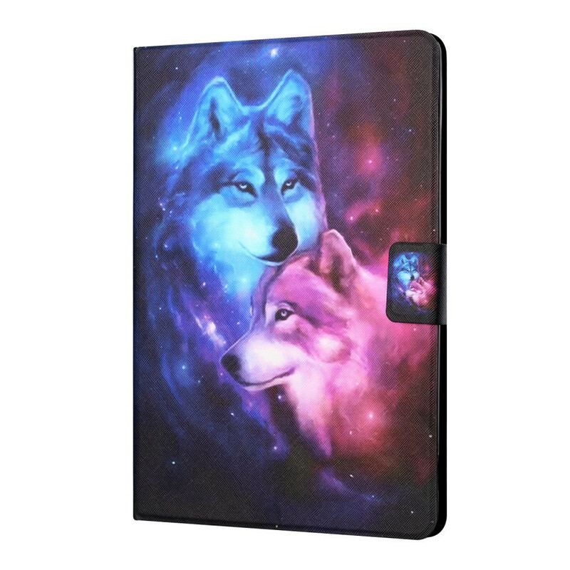 Housse Samsung Galaxy Tab A7 Lite Couple de Loups