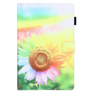 Housse Samsung Galaxy Tab A7 Lite Fleurs au Soleil