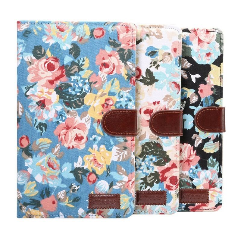 Housse Samsung Galaxy Tab A7 Lite Fleurs Liberty