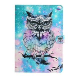 Housse Samsung Galaxy Tab A7 Lite Hibou Royal