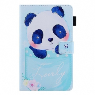 Housse Samsung Galaxy Tab A7 Lite Lovely Panda