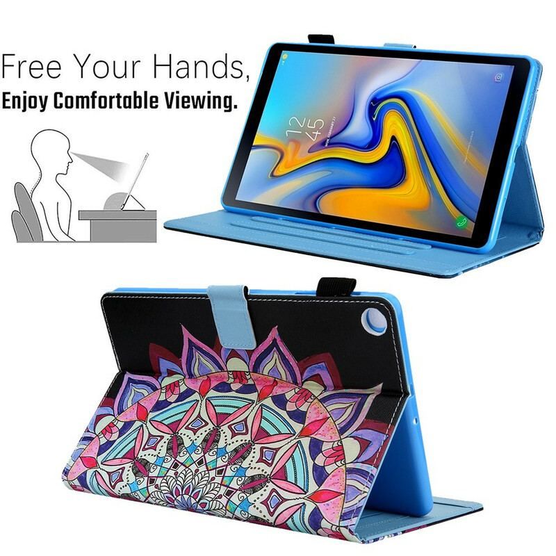 Housse Samsung Galaxy Tab A7 Lite Mandala Graphique