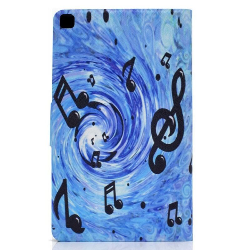 Housse Samsung Galaxy Tab A7 Lite Notes de Musique