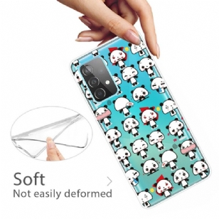 Coque Samsung Galaxy A53 5G Pandas kawaii