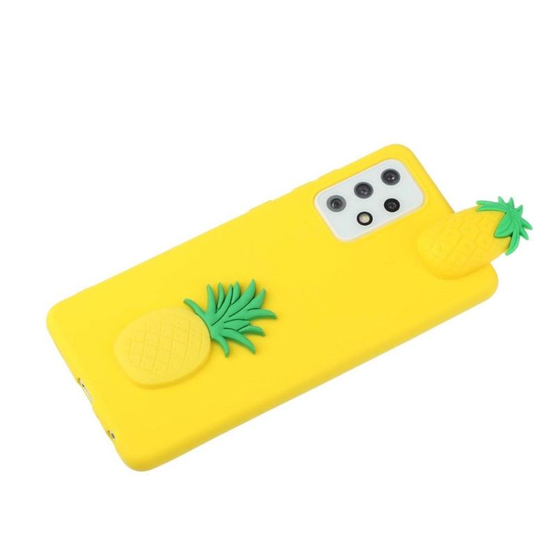 Coque Samsung Galaxy A53 5G Silicone Ananas 3D