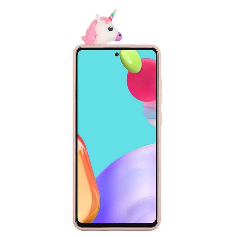 Coque Samsung Galaxy A53 5G Silicone Licorne 3D