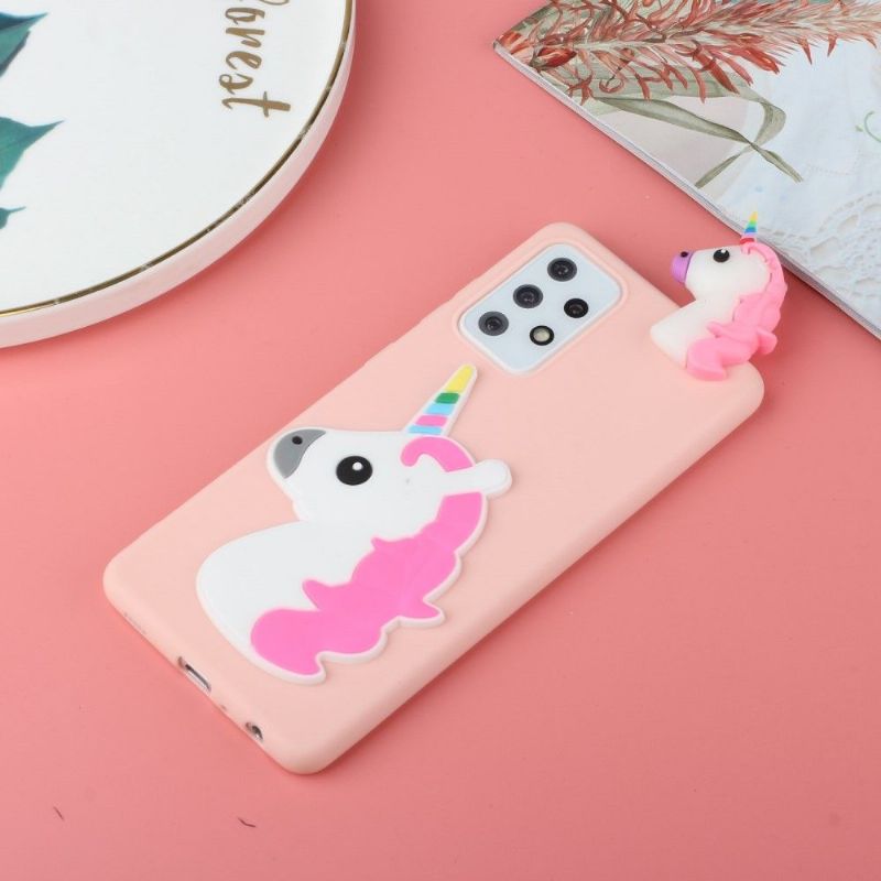 Coque Samsung Galaxy A53 5G Silicone Licorne 3D