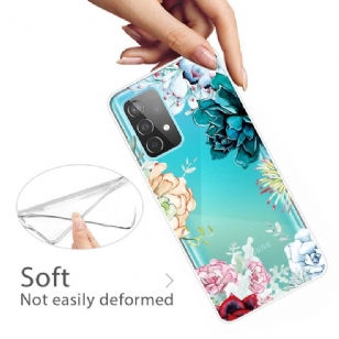 Coque Samsung Galaxy A53 5G variété de fleurs