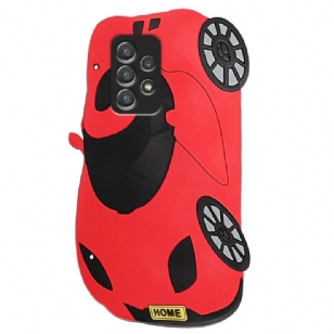 Coque Samsung Galaxy A53 5G Voiture 3D avec sangle