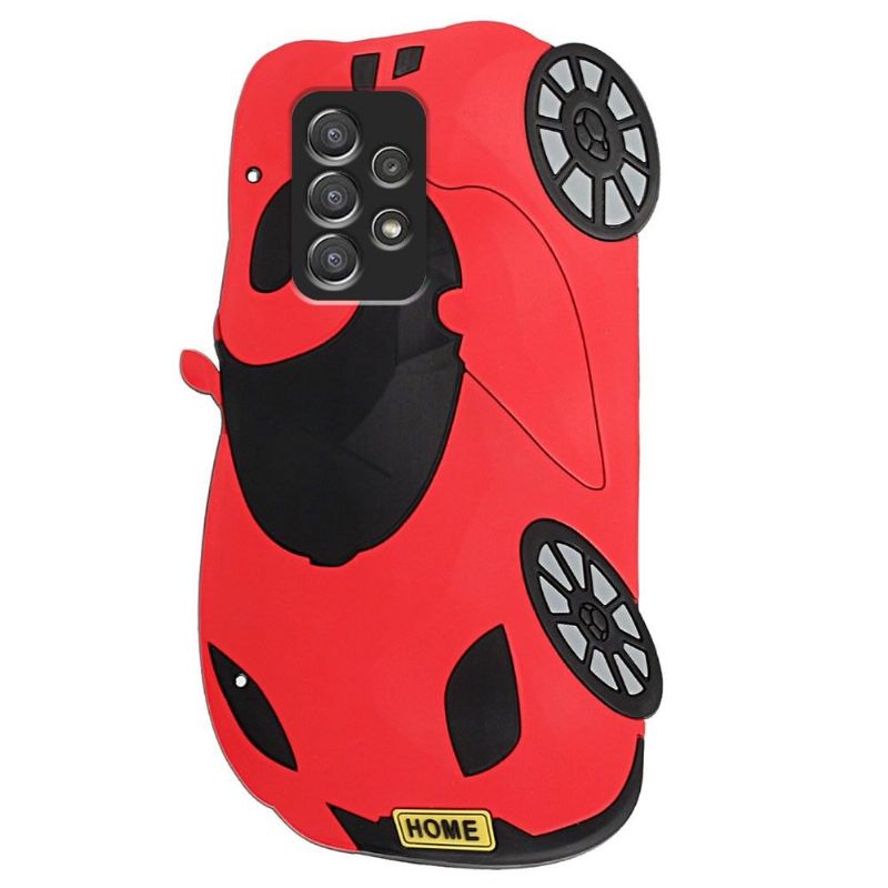 Coque Samsung Galaxy A53 5G Voiture 3D avec sangle