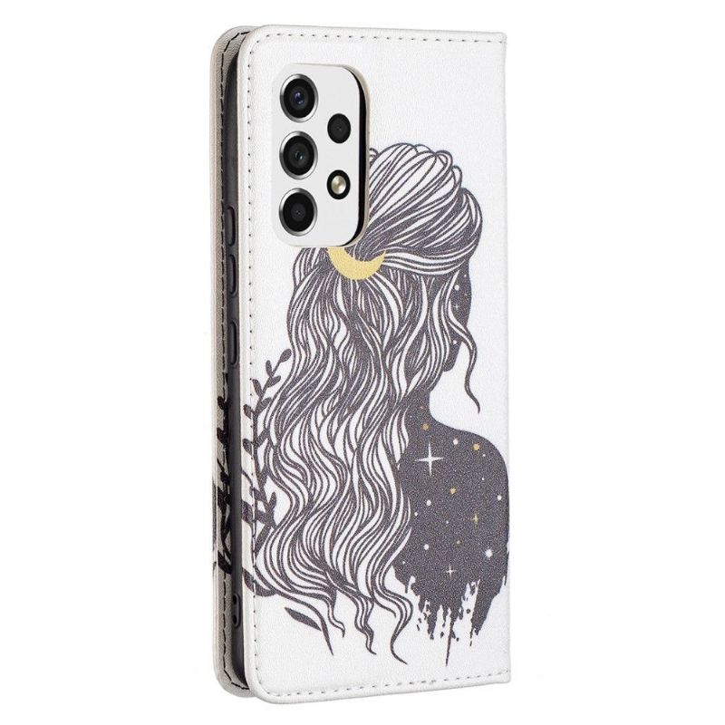 Housse Samsung Galaxy A53 5G Fille mystérieuse