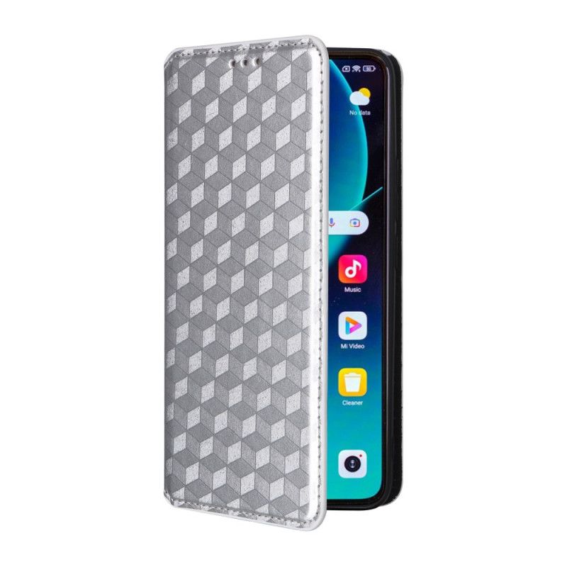 Flip Cover Xiaomi 14T Pro Cubes 3D