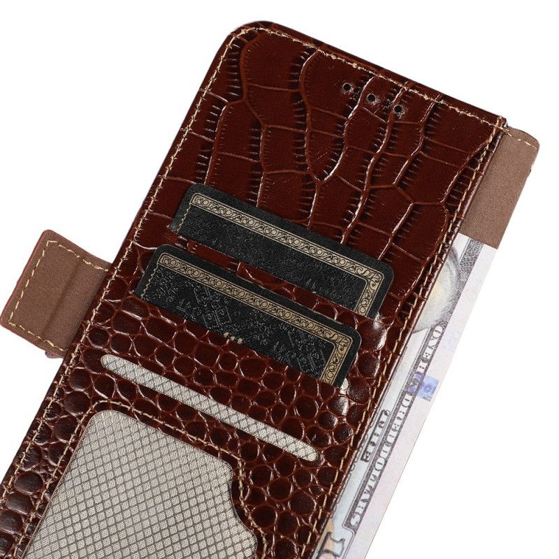 Housse Xiaomi 14T Pro Cuir Texture Crocodile