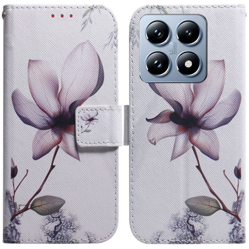 Housse Xiaomi 14T Pro Fleur Rose