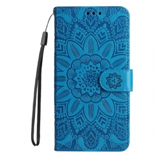 Housse Xiaomi 14T Pro Motif Mandala à Lanière