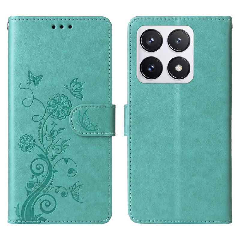 Housse Xiaomi 14T Pro Motif Papillons et Fleurs