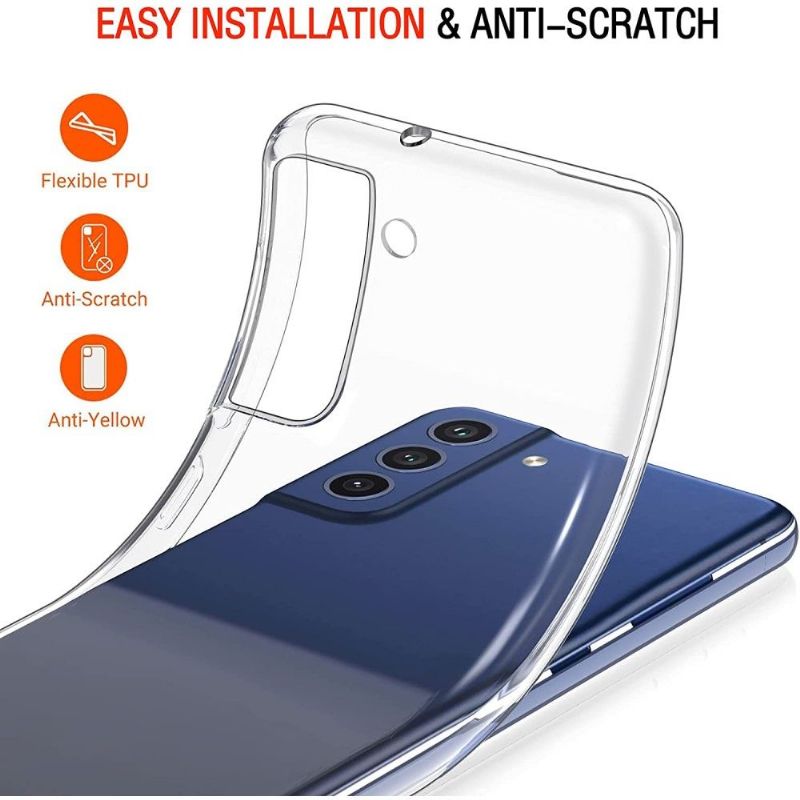 Coque + protection d'écran en verre trempé pour Samsung Galaxy S21 FE