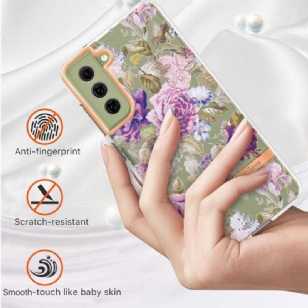 Coque Samsung Galaxy S21 FE La Pivoine violette