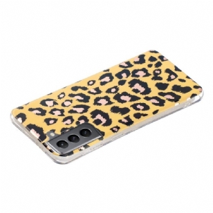 Coque silicone Samsung Galaxy S21 FE Léopard