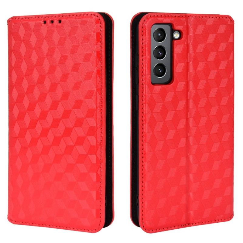 Housse Samsung Galaxy S21 FE 5G flip cover design géométrie