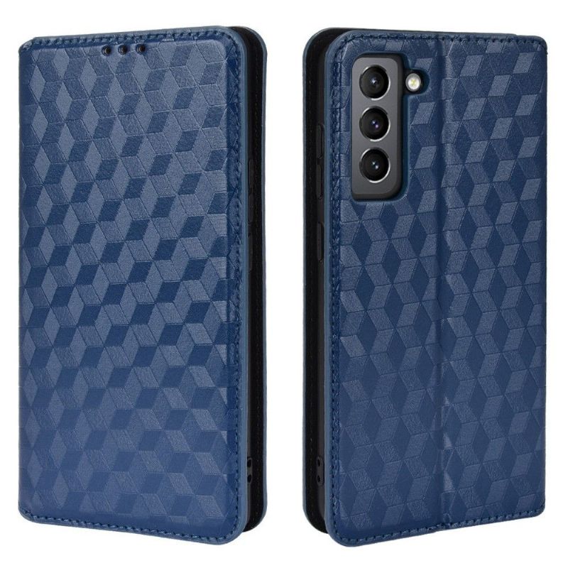 Housse Samsung Galaxy S21 FE 5G flip cover design géométrie