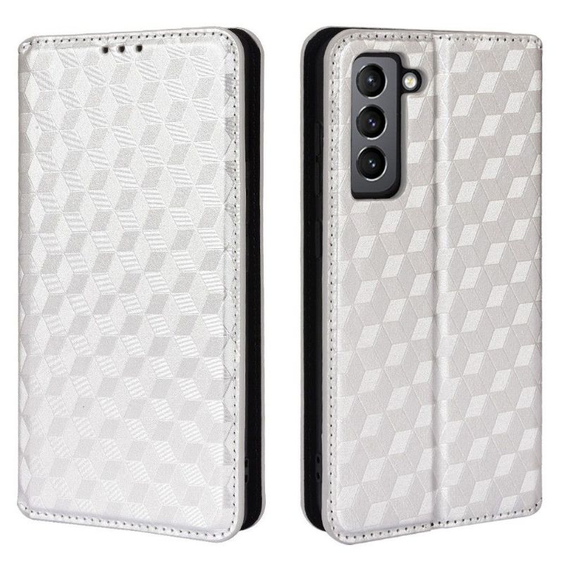 Housse Samsung Galaxy S21 FE 5G flip cover design géométrie