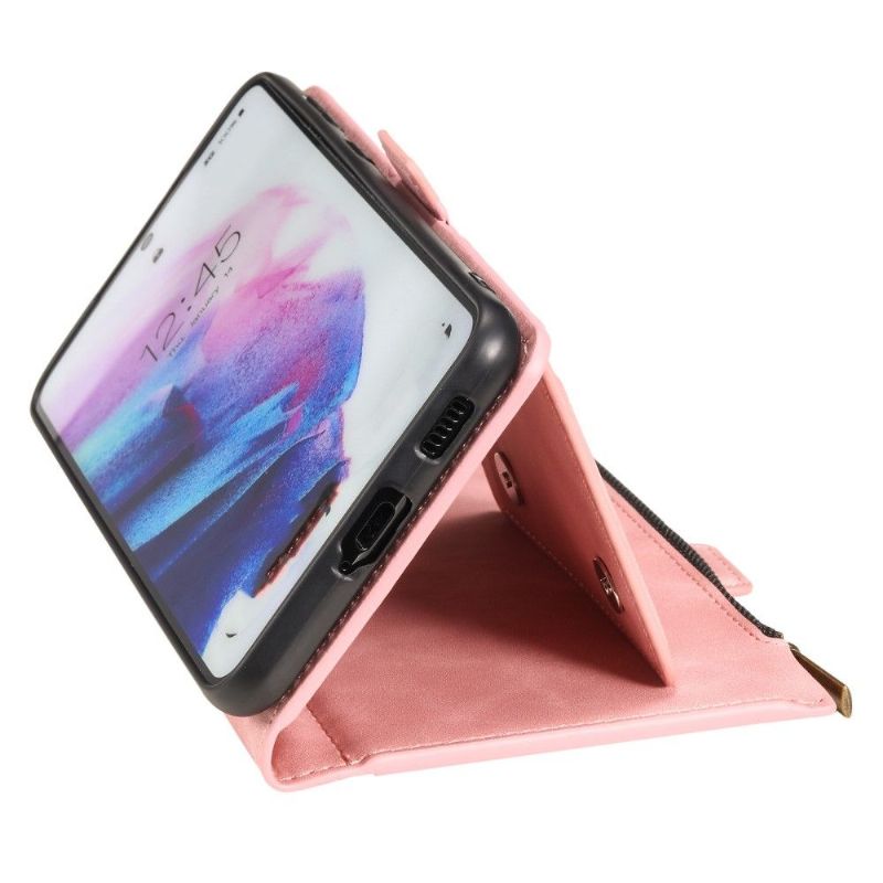 Housse Samsung Galaxy S21 FE 5G portefeuille fonction stand