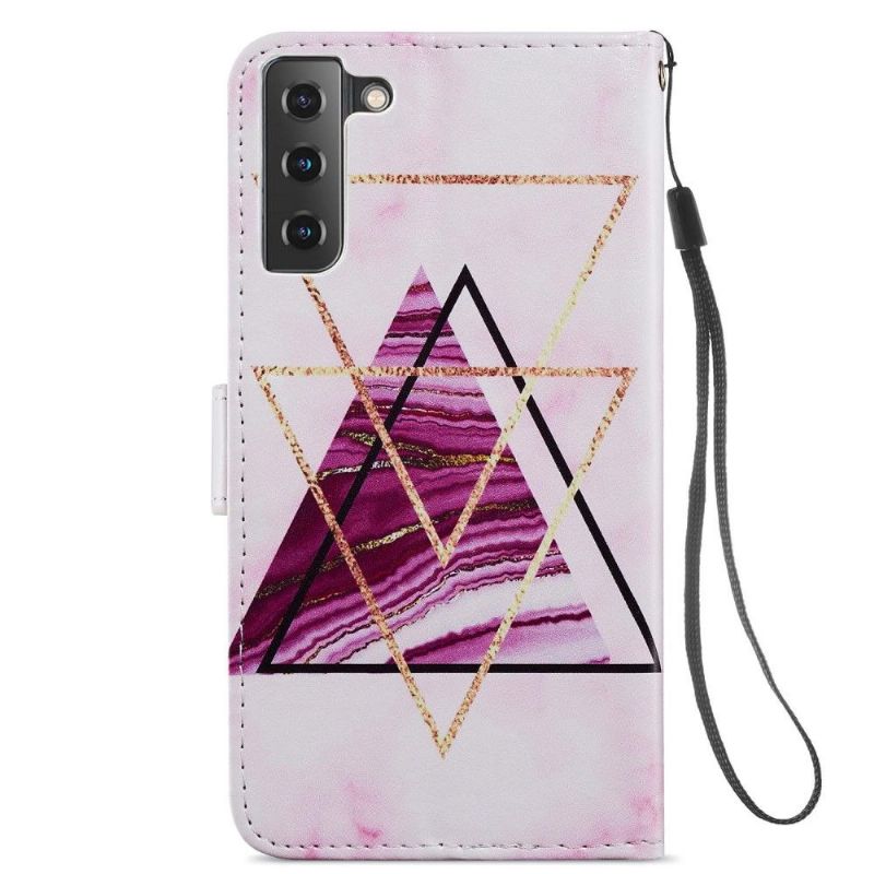 Housse Samsung Galaxy S21 FE Motifs Triangles