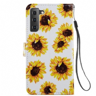 Housse Samsung Galaxy S21 FE Tournesol Fleur