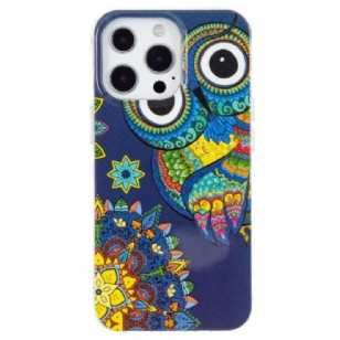 Coque iPhone 15 Pro Max Fluorescente Hibou