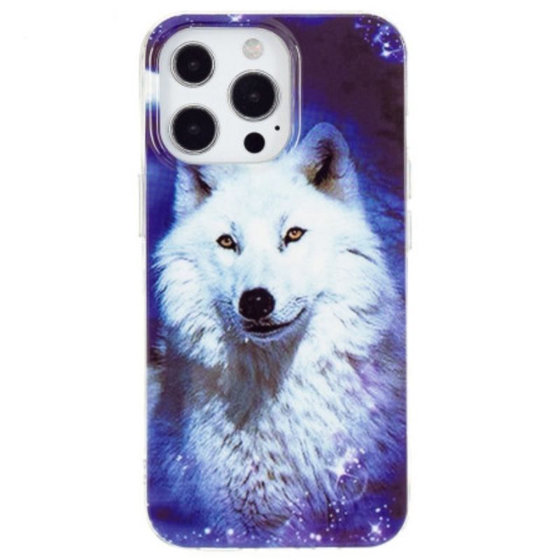 Coque iPhone 15 Pro Max Fluorescente Loup