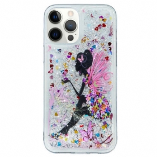 Coque iPhone 15 Pro Max Paillettes Chien