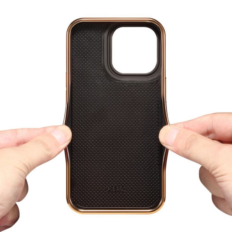 Coque iPhone 15 Pro Max Porte-Cartes Support Vintage