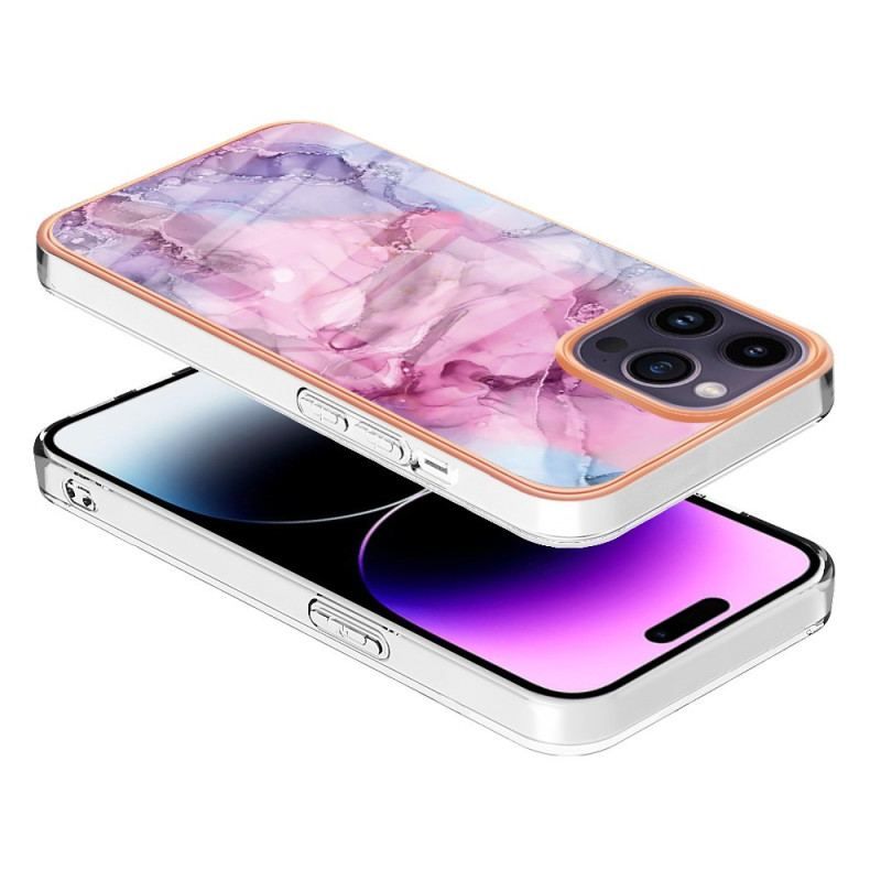 Coque iPhone 15 Pro Max Style Marbré