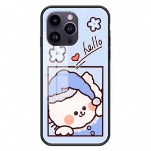 Coque iPhone 15 Pro Max Verre Trempé Blue Cat