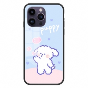 Coque iPhone 15 Pro Max Verre Trempé Bubble Dog