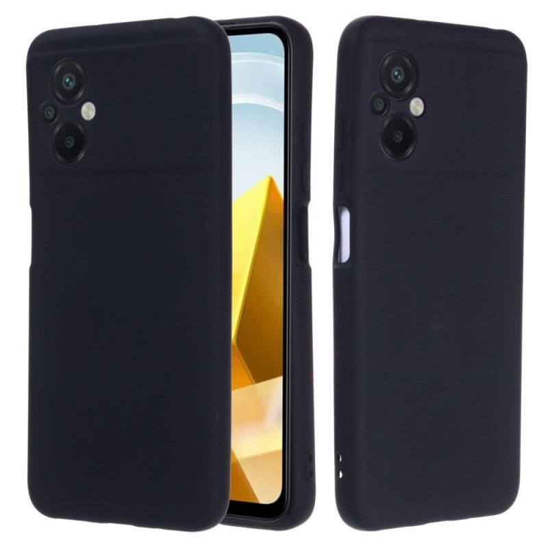 Coque Poco M5 Silicone Liquide à Lanière